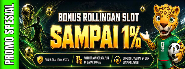 BONUS ROLLINGAN SLOT 1%